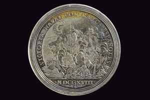 Medaglia Carlo VI in argento  - Asta Medaglie, Ordini e Decorazioni - Associazione Nazionale - Case d'Asta italiane