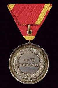 Medaglia Pio IX Benemerenti in argento  - Asta Medaglie, Ordini e Decorazioni - Associazione Nazionale - Case d'Asta italiane