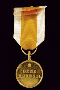 Medaglia Pio X (1903 - 1914) Benemerenti in oro  - Asta Medaglie, Ordini e Decorazioni - Associazione Nazionale - Case d'Asta italiane