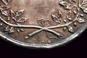 Medaglia Benemerenti Pio VII in argento  - Asta Medaglie, Ordini e Decorazioni - Associazione Nazionale - Case d'Asta italiane