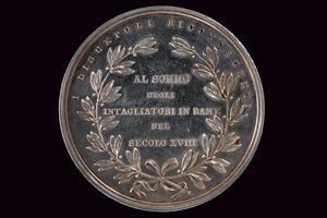 Medaglia per la morte di Raffaello Morghen (1758-1833)  - Asta Medaglie, Ordini e Decorazioni - Associazione Nazionale - Case d'Asta italiane