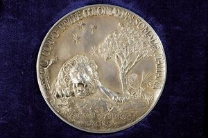 Medaglia coloniale in argento  - Asta Medaglie, Ordini e Decorazioni - Associazione Nazionale - Case d'Asta italiane