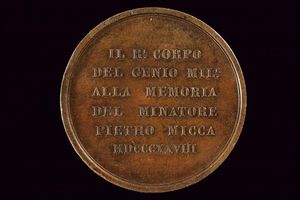 Medaglia Pietro Micca, Carlo Felice (1821-31)  - Asta Medaglie, Ordini e Decorazioni - Associazione Nazionale - Case d'Asta italiane