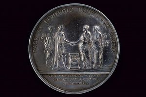 Medaglia per il matrimonio di Vittorio Amedeo, Carlo Emanuele III (1730-73)  - Asta Medaglie, Ordini e Decorazioni - Associazione Nazionale - Case d'Asta italiane