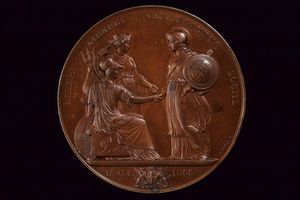 Medaglia visita a Londra, Vittorio Emanuele II (1861-78)  - Asta Medaglie, Ordini e Decorazioni - Associazione Nazionale - Case d'Asta italiane