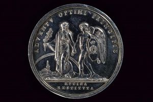 Medaglia Francesco IV d'Este (1814-1846) in argento  - Asta Medaglie, Ordini e Decorazioni - Associazione Nazionale - Case d'Asta italiane