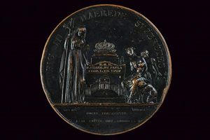 Medaglia per la morte di Ferdinando I (1816-25)  - Asta Medaglie, Ordini e Decorazioni - Associazione Nazionale - Case d'Asta italiane