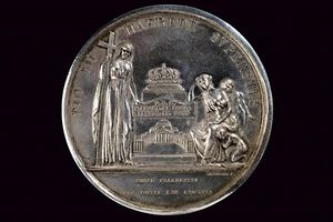 Medaglia per la morte e la gloria di Francesco I di Borbone (1825-30)  - Asta Medaglie, Ordini e Decorazioni - Associazione Nazionale - Case d'Asta italiane