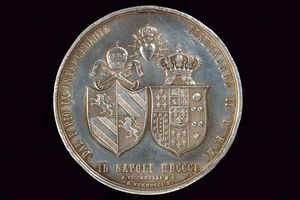 Medaglia per l'incoronazione della vergine addolorata, Ferdinando II (1830-59)  - Asta Medaglie, Ordini e Decorazioni - Associazione Nazionale - Case d'Asta italiane