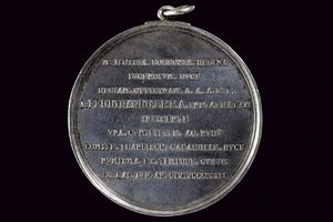 Medaglia Ferdinando I di Borbone (1816-1825) in argento  - Asta Medaglie, Ordini e Decorazioni - Associazione Nazionale - Case d'Asta italiane