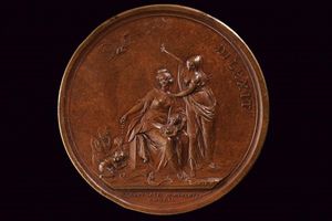 Medaglia commemorativa Livia Doria Carafa, Ferdinando IV (1759-1816)  - Asta Medaglie, Ordini e Decorazioni - Associazione Nazionale - Case d'Asta italiane