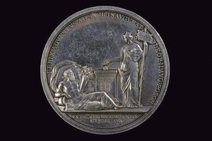 Medaglia per la presenza dei Reali di Napoli all'incoronazione dell'imperatore d'Austria Leopoldo II  - Asta Medaglie, Ordini e Decorazioni - Associazione Nazionale - Case d'Asta italiane