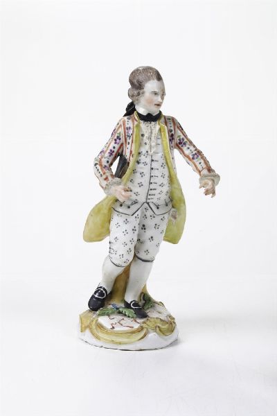 Due figurine. <BR>Veneto, XIX secolo.<BR><BR>  - Asta Ceramiche - Associazione Nazionale - Case d'Asta italiane