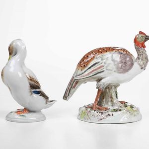 Figura di papera.<BR>Meissen, XX secolo.  - Asta Ceramiche - Associazione Nazionale - Case d'Asta italiane