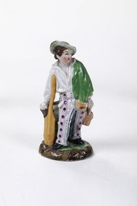 Due figurine. <BR>Veneto, XIX secolo.<BR><BR>  - Asta Ceramiche - Associazione Nazionale - Case d'Asta italiane