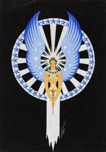 Erté (Romain de Tirtoff) : L'Ange  - Asta Ert e il Paris Music Hall - Associazione Nazionale - Case d'Asta italiane