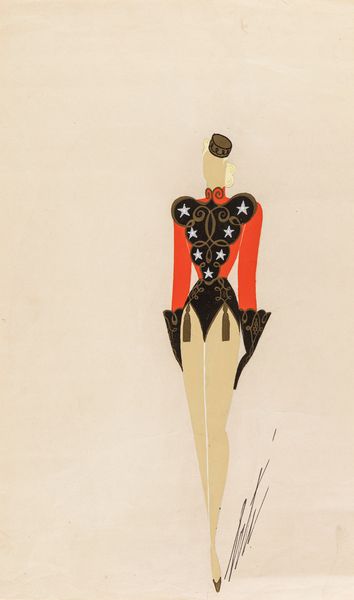 Erté (Romain de Tirtoff) : La Dompteuse  - Asta Ert e il Paris Music Hall - Associazione Nazionale - Case d'Asta italiane