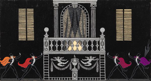 Erté (Romain de Tirtoff) : Maxim's  - Asta Ert e il Paris Music Hall - Associazione Nazionale - Case d'Asta italiane