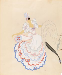 Erté (Romain de Tirtoff) - Cancan