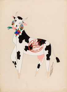 Erté (Romain de Tirtoff) - La Vache