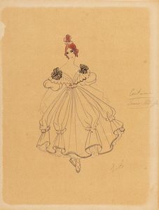 Erté (Romain de Tirtoff) - Costume Louis - Philippe