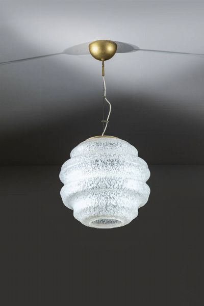 MAZZEGA : Lampada a sospensione  - Asta Design  - Associazione Nazionale - Case d'Asta italiane