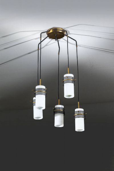 STILNOVO : Lampada a sospensione  - Asta Design  - Associazione Nazionale - Case d'Asta italiane