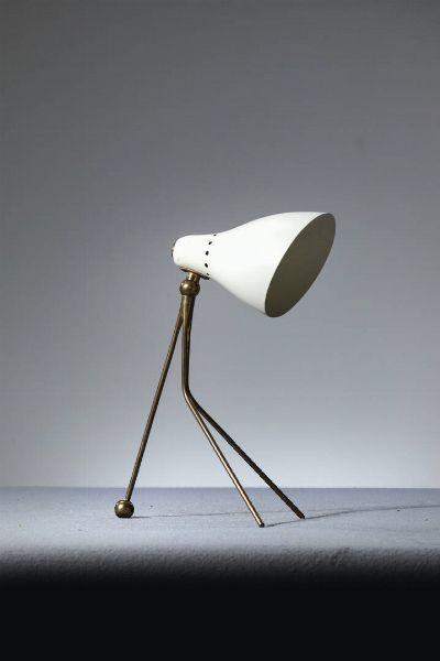 GIUSEPPE OSTUNI : Lampada da tavolo mod. Ochetta  - Asta Design  - Associazione Nazionale - Case d'Asta italiane