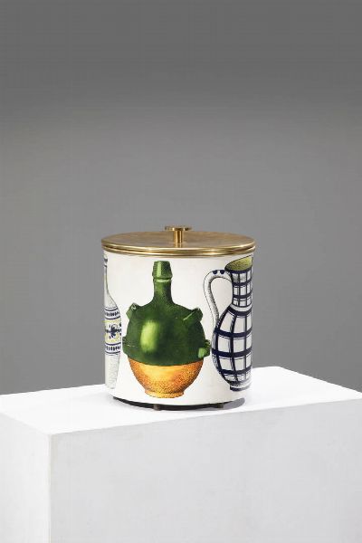 PIERO FORNASETTI Milano 1913 - 1988 : Portaghiaccio mod. Orci Romagnoli  - Asta Design  - Associazione Nazionale - Case d'Asta italiane