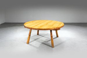 CHARLOTTE PERRIAND  nello stile di - Grande tavolo in legno