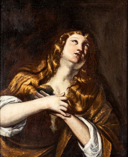 SCUOLA ROMANA DEL XVII SECOLO : Maria Maddalena Orante  - Asta Antiquariato: Arredi, Dipinti, Oggetti d'Arte, Arte Orientale. - Associazione Nazionale - Case d'Asta italiane