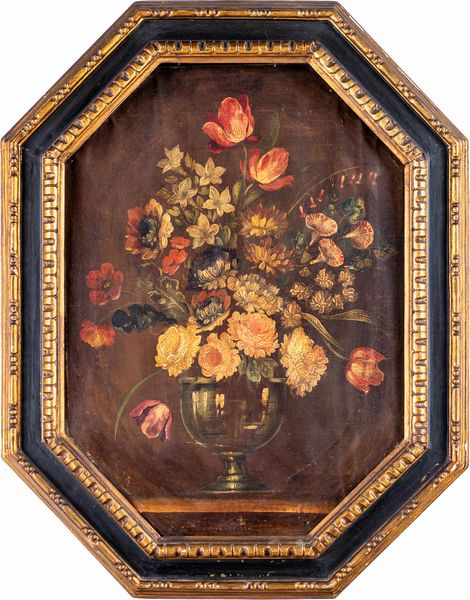 Scuola napoletana del XVIII secolo : Coppia di nature morte  - Asta Antiquariato: Arredi, Dipinti, Oggetti d'Arte, Arte Orientale. - Associazione Nazionale - Case d'Asta italiane