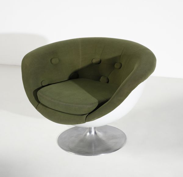 RINALDI GASTONE (1920 - 2006) : Coppia di poltrone mod. P180 per Rima, Padova  - Asta Asta 476 | DESIGN E ARTI DECORATIVE DEL NOVECENTO Online - Associazione Nazionale - Case d'Asta italiane