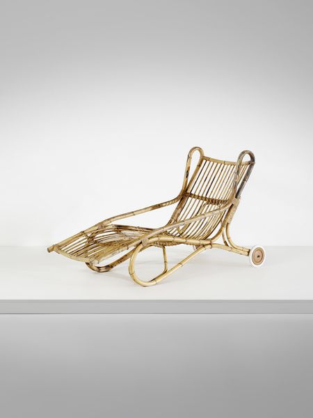 MANIFATTURA ITALIANA : Chaise longue  - Asta Asta 476 | DESIGN E ARTI DECORATIVE DEL NOVECENTO Online - Associazione Nazionale - Case d'Asta italiane