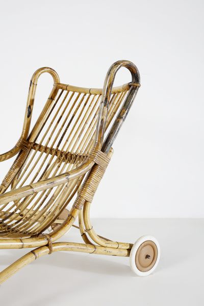 MANIFATTURA ITALIANA : Chaise longue  - Asta Asta 476 | DESIGN E ARTI DECORATIVE DEL NOVECENTO Online - Associazione Nazionale - Case d'Asta italiane