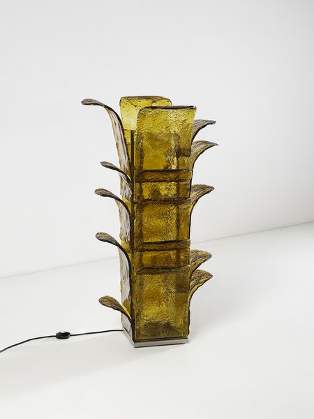 NASON CARLO (n. 1935) : Lampada da terra mod. LT320 per AV Mazzega, Murano  - Asta Asta 476 | DESIGN E ARTI DECORATIVE DEL NOVECENTO Online - Associazione Nazionale - Case d'Asta italiane