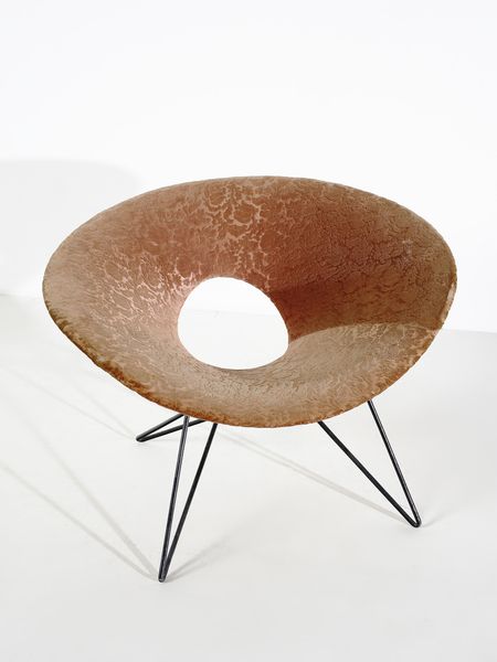 GIOVANNI FERRABINI : attribuito. Coppia poltroncine  - Asta Asta 476 | DESIGN E ARTI DECORATIVE DEL NOVECENTO Online - Associazione Nazionale - Case d'Asta italiane