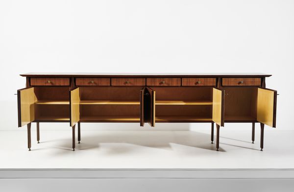 ARTIGIANI DEL MOBILE : Credenza a sei ante, Cant  - Asta Asta 476 | DESIGN E ARTI DECORATIVE DEL NOVECENTO Online - Associazione Nazionale - Case d'Asta italiane