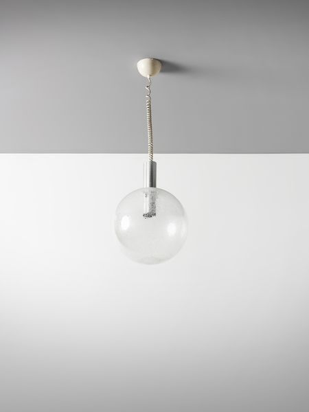 SCARPA AFRA (1937-2011) & TOBIA (n. 1935) : Lampada a sospensione mod. Sfera per Flos, Milano  - Asta Asta 476 | DESIGN E ARTI DECORATIVE DEL NOVECENTO Online - Associazione Nazionale - Case d'Asta italiane