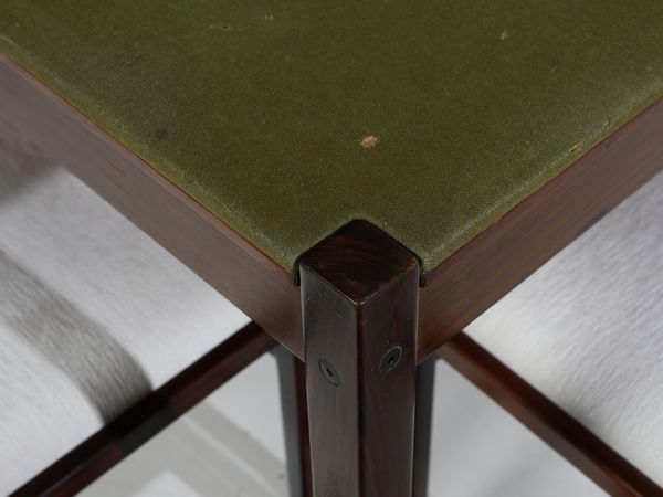 POLTRONOVA : Tavolo da gioco e pranzo mod. TPG 86 dell'Ufficio Tecnico Poltronova e quattro sedie mod. Toscanella di Sergio Cammilli, Firenze  - Asta Asta 476 | DESIGN E ARTI DECORATIVE DEL NOVECENTO Online - Associazione Nazionale - Case d'Asta italiane