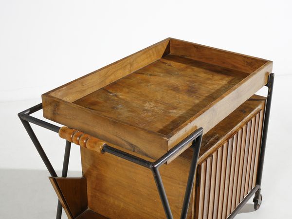 BIGLIANI, TARONE, VAIRANO : nello stile di. Carrello portavivande  - Asta Asta 476 | DESIGN E ARTI DECORATIVE DEL NOVECENTO Online - Associazione Nazionale - Case d'Asta italiane