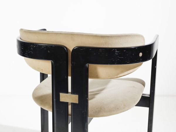 SAVINI AUGUSTO : Quattro sedie mod. Pamplona per Giuseppe Pozzi, Italia  - Asta Asta 476 | DESIGN E ARTI DECORATIVE DEL NOVECENTO Online - Associazione Nazionale - Case d'Asta italiane