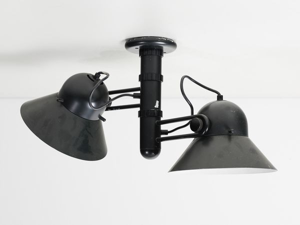 AULENTI GAE (1927 - 2012) : Tre lampade a due faretti orientabili per Stilnovo, Milano  - Asta Asta 476 | DESIGN E ARTI DECORATIVE DEL NOVECENTO Online - Associazione Nazionale - Case d'Asta italiane