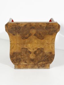 VALCONI GILDO : Coppia di poltrone con poggiapiedi per Ebanisteria Tres&Mariuzzo, Venezia  - Asta Asta 476 | DESIGN E ARTI DECORATIVE DEL NOVECENTO Online - Associazione Nazionale - Case d'Asta italiane