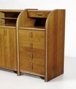 RADICE GIGI (1924 - 2002) : Credenza ad ante e cassetti della serie Antologia.1 per Tosimobili, Rovigo  - Asta Asta 476 | DESIGN E ARTI DECORATIVE DEL NOVECENTO Online - Associazione Nazionale - Case d'Asta italiane