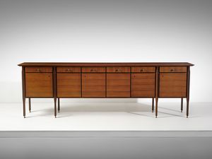 ARTIGIANI DEL MOBILE : Credenza a sei ante, Cant  - Asta Asta 476 | DESIGN E ARTI DECORATIVE DEL NOVECENTO Online - Associazione Nazionale - Case d'Asta italiane