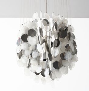 SAGIM : Lampada a sospensione  - Asta Asta 476 | DESIGN E ARTI DECORATIVE DEL NOVECENTO Online - Associazione Nazionale - Case d'Asta italiane