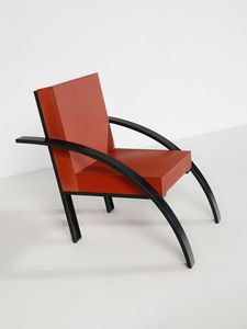 ROSSI ALDO (1931 - 1997) : Poltrona mod. Parigi per UniFor, Italia  - Asta Asta 476 | DESIGN E ARTI DECORATIVE DEL NOVECENTO Online - Associazione Nazionale - Case d'Asta italiane