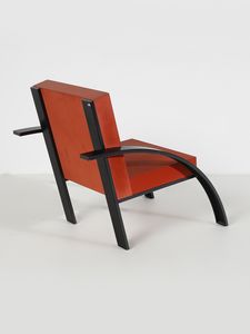 ROSSI ALDO (1931 - 1997) : Poltrona mod. Parigi per UniFor, Italia  - Asta Asta 476 | DESIGN E ARTI DECORATIVE DEL NOVECENTO Online - Associazione Nazionale - Case d'Asta italiane