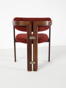 SAVINI AUGUSTO : Quattro sedie mod. Pamplona per Giuseppe Pozzi, Italia  - Asta Asta 476 | DESIGN E ARTI DECORATIVE DEL NOVECENTO Online - Associazione Nazionale - Case d'Asta italiane